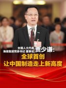 全国人大代表贾少谦走上代表通道：越来越多全球首发，让中国制造走向新高度